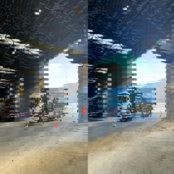 Tijdelijk nieuwe afvallocatie vanwege inspectie lachgascilinders